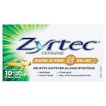 Zyrtec Rapid Acting Hayfever Allerg