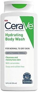 CeraVe Body Wash for Dry Skin | 10 Ounce | Moisturizing Body Wash with Hyaluronic Acid | Sulfate & Fragrance Free (Pack of 2)