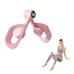 Kegel Pelvic Floor Trainer for Women - Anti-Slip & 360° Rotation Pelvic Floor Exercise Devices, Upgraded Thigh Exerciser Kit with LED Display, Home Gym Equipment for Leg Strengthener (Pink)