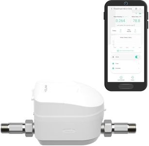 YoLink FlowSmart All-in-One: Includes Smart Water Meter and Automatic Shutoff for 3/4-Inch Pipes, Real-Time Leak Detection, App-Controlled, Over 10 Years Battery Life, Requires YoLink Hub