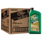 Quaker State 550046176-6PK Ultimate Durability Full Synthetic 0W-20 Motor Oil (SN/GF5 2016), 1 Quart, 6 Pack