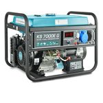 Könner & Söhnen KS 7000E G DUAL FUEL series LPG/petrol outdoor generator with a maximum power of 5500W, low oil level indicator, overload and short circuit protection, 100% copper winding