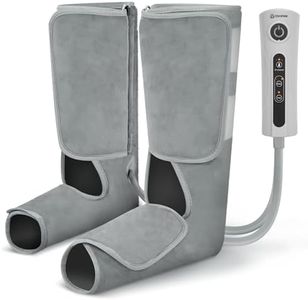 COMFIER Leg Massager for Pain and Circulation with Heat, Foot and Leg Massager with Compression, Calf Massager with 3 Intensities, Gifts for Women, Adjustable Massage Boots,Mens Gifts