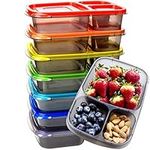 Youngever 7 Pack Bento Lunch Box, M