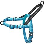 Leashboss No Pull Dog Harness, Easy Walk for Small, Medium, and Large Pets, Reflective with Rear and Front Clip Attachment (Wave Pattern, Extra Large)