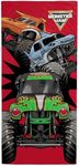 Jay Franco Monster Jam Kids Bath Pool Beach Towel - Super Soft & Absorbent Grave Digger, Megalodon, El Toro Loco 100% Cotton Towel, Measures 28 x 58