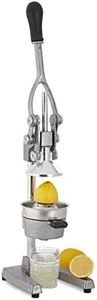 relaxdays Spremiagrumi Manuale, XL, Spremi Arance, Limone, Agrumi, Pompelmo, Pressa, Professionale, Gastronomia, Argento, Acciaio Inox, 1 pz
