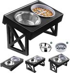 MDEHOPET Elevated Dog Bowls, 3 Adju