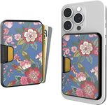 Smartish Wallet for MagSafe iPhones - Side Hustle - Slim Detachable Magnetic Card Holder for Apple iPhone 12/13/14 - Flirty Floral