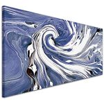 Wallfillers Blue White Swirls Abstract - 1352-118x49cm