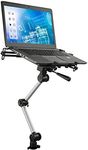 Mount-It! Laptop Vehicle Mount, No-Drill Computer Seat Mount, Full Motion Adjustable Design for Auto, Truck, Car, Van Use