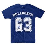 Bud Spencer Official Men's T-Shirt Blue Royal Blue - Blue - Medium