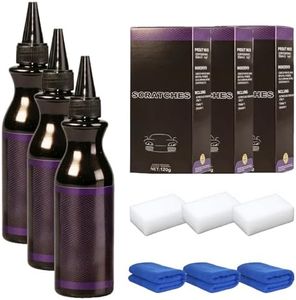 Scratch Remover for Vehicles, 2026 New Car Scratch Repair Kit, Multifunctional Car Paint Scratch Remover for Surface Damage, Portable Car Polishing Wax for All Drivers (3 Set)