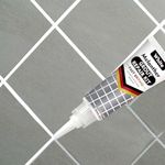 Melanther Grout Filler Tube | 2 Pack Tile Grout Paint for Bathroom Shower Floor, Fast Drying Grout Repair Kit Refresh Filler Tube, Grout Sealer Restore and Renew Grout Line Grout Pen (White)