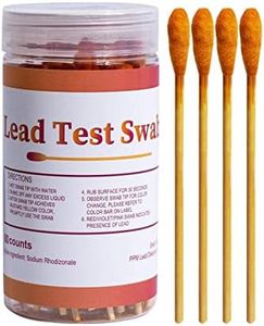 Lead Test Kit with 60 Testing Swabs Rapid Test, Results in 30 Seconds, Dip in Water to Use Lead Testing Kits for Home Use, Suitable for All Painted Surfaces,Ceramics, Dishes, Metal, Wood