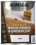 Ronseal Knot Block Wood Primer and Undercoat White 750ml