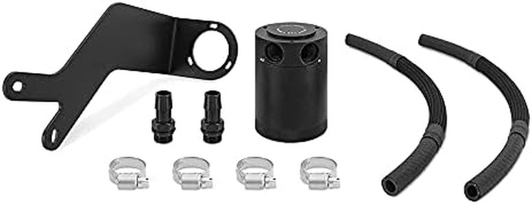 Mishimoto MMBCC-XTK-18P Baffled Oil Catch Can Kit, Compatible With Subaru Crosstrek 2018+