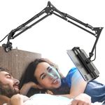 CACENCAN Foldable Tablet Stand, Tablet Mount Adjustable for Bed,Universal Flexible Tablet Holder with 360 Degree Rotation for iPad/iPhoneX/iPad Pro/N-Switch,or Other 4.5~13.5 Inches Devices (Black)