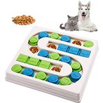 FWLWTWSS Dog Puzzle Toy, Dog Puzzle Slow Feeder Toy Interactive Puzzle Game Dog Toys with Non-Slip, 25 Holes Dogs Food Puzzle Feeder Toys for IQ Training, Slow Feeding, Aid Pets Digestion