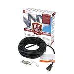 WarmlyYours Ice Shield Roof & Gutter De-Icing Cable Kit, 30 ft, Protect from Ice and Snow Damage