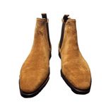 Generic Men's Chelsea Boots Suede Dress Boots Breathable Lightweight Faux Leather Chukka Ankle Boots Slip On Boots