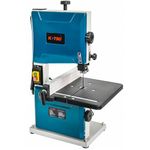 KATSU Tools Benchtop Bandsaw 200mm 350W Electric Woodworking Band Saw, 80mm Cutting Depth, 45° Tiltable Metal Work Table for Mitre Cuts, Blade Included 100555