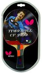 Butterfly 8827 Timo Boll Wood, Rubber, Carbon Fiber Table Tennis Racket, Multicolour