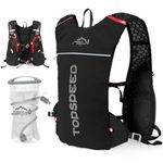 INOXTO Running Hydration Vest Backpack,Lightweight Insulated Pack with 1.5L Water Bladder Bag Daypack for Hiking Trail Running Cycling Race Marathon for Women Men