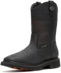 HARLEY-DAVIDSON FOOTWEAR Men's Altman Waterproof Leather Motorcycle Western Casual Boot, Black, 10.5