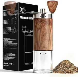 Pepper Cannon - Durable Professional Grade Heavy Duty High Output Pepper Mill Grinder, Refillable Home Necessities: Manual Spice Grinder for Black Peppercorns, White Pepper, Sesame and Salt