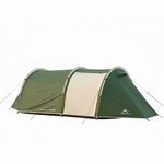 Adventra 4 Person Camping Tent | Waterproof 1200mm | Ventilation Windows |Portable | ET1104 | Green