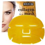 5 x Premium Gold Bio Collagen Crystal Face Mask, Anti ageing Skin Care