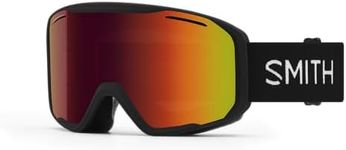 SMITH Blazer Low Bridge Fit Snow Goggle in Black | Red Sol-X Mirror