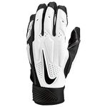 Nike Mens D-Tack 6 Lineman Gloves (Large, White/Black)