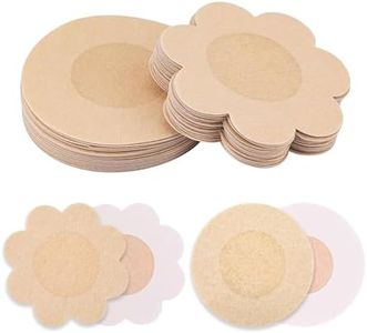 100stück Nippelpads,Brustwarzenabdeckung,Unsichtbare Einweg Nippelpads,Nipple Pads,Nipple Cover,Nipple Patches,Natürliche Unsichtbare,Selbstklebend Nippelpad,Ultra Dünne Brust Aufkleber Für Frauen
