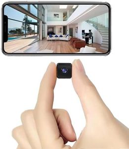 Mini Indoor Security Camera Wireless Home Camera Small Outdoor Camera Dog WiFi Pet Cameras,2024 Tiny Nanny Cam, Wide Angle,Night Vision,Home Indoor Outdoor Camera,No Need WiFi Camera,For Home Security