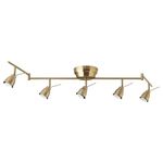 IKEA Easy to Direct/Wired-in Installation Ceiling Track, 5-Spots (Brass-Color)