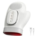 Hand Massager with Heat and Compression, Electric Hand Massage for Arthriti and Carpal Tunnel, Airbag Split Finger, 5 Intensity Levels, 3 Temp Settings, Auto Timer, Gift for Women Men Mom Dad (JA-1)