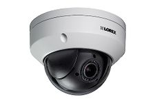 Lorex LNZ44P4B Super High Definition 4MP Indoor/Outdoor Day & Night PTZ Network Dome Camera with Color Night Vision, 4X Optical Zoom, Vandal Resistant, Waterproof