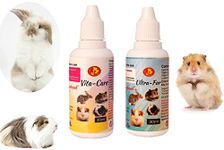 Pet Care International (PCI) Ultra-Fur & Vita Care to Provide Healthy, Long Hairs and Vitamin for Rodents Including Hamsters, Rabbit, Guinea Pigs, Mice, Dwarf, Gerbill, Sugar Gliders (Combo) (30ml)