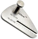 Hisew- Leather Stitching Punch Aid Plate, for Pulling up Pricking Iron or Diamond Lacing Chisel, Leather Work Tools and Craft Supplies - (1Pc)