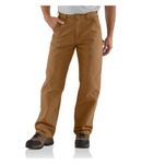 Carhartt Men's Loose Fit Washed Duck Utility Work Pant, Carhartt Brown, 34W x 32L