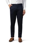 TOPLOT Men's Regular Fit Causal Trouser || Pant for Men || Trouser for Men || Chinos for Men (Formal-Pant-5207-Navy-32)