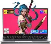 ACEMAGIC 15.6" FHD Laptop with 4 Core N150 Processor Up to 3.6GHz (Beat N100/N97/N5095) Laptops Computer,16GB DDR4 512GB SSD HD Notebook,Support WiFi 5,BT5, 3*USB3.2,TF,5000mAh Battery,Metal Shell