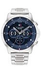 Tommy Hilfiger Quartz Multifunction Blue Dial Stainless Steel Strap Watch for Men-NETH1710492
