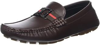 GUESS Men's Askers Loafer, Dark Bro