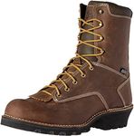 Danner Men's Logger 8" Brown Work Boot, 9.5 2E US