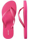 Old Navy Women Beach Summer Casual Flip Flop Sandals, Pink, 8