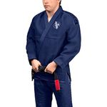 Hayabusa Lightweight Jiu Jitsu Gi - Navy, A3