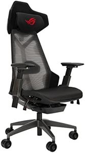 ASUS ROG Destrier Ergonomic Gaming Chair, 2-Way Headrest 40°, 2-Way Lumbar, 2-Way Armrest 360°, Adjustable Seat Depth and Height, Recline 4 Lock Angles, Mobile Gaming Mode, Supports up to 150kg, mesh